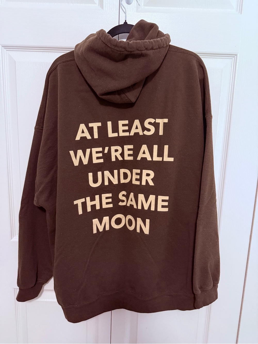 Faded Moon Boutique At Least We're All Under The Same Moon Hoodie Sweatshirt 3XL